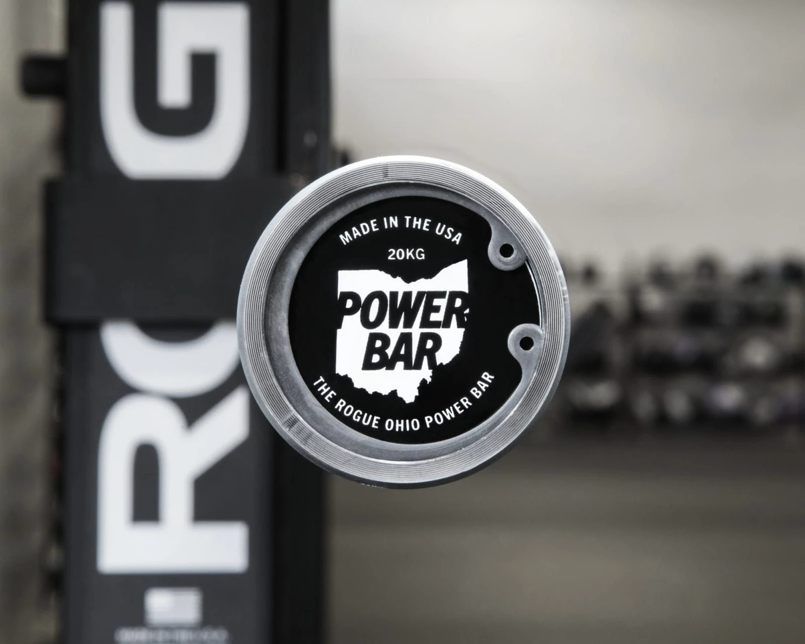 Rogue Fitness Rogue 20KG Ohio Power Bar - Stainless Steel 2 Rogue Fitness Rogue 20KG Ohio Power Bar - Stainless Steel - Image 2