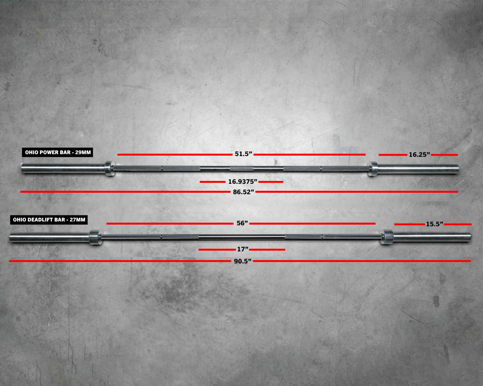 Rogue Fitness Rogue Ohio Deadlift Bar - Black Zinc 2 Rogue Fitness Rogue Ohio Deadlift Bar - Black Zinc - Image 2