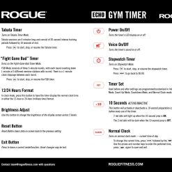 Rogue Fitness Rogue Echo Gym Timer -Rogue Fitness Shop RECHOTIMER WEB2 bgszux